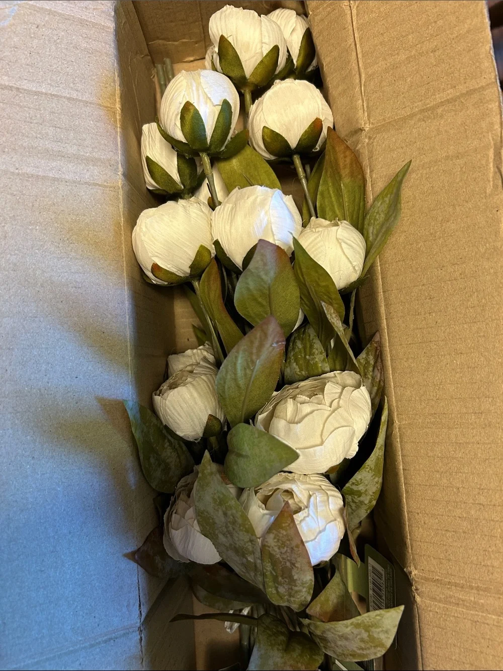 8 NWT Cream Michael’s Ashland Peony Stems - Picture 2 of 3